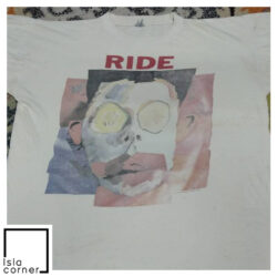 Vintage 1992 Ride Going Blank Again 2 SIDED Shirt Front