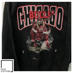 Vintage 1993 NBA Chicago Bulls TAZ Tasmanian Devil Sweatshirt