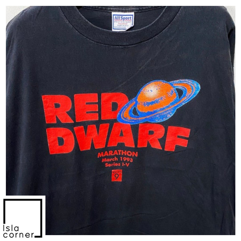 Vintage 1993 Red Dwarf Marathon KCTS 9 Shirt Vintage 1993 Red Dwarf Marathon KCTS 9 Shirt