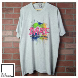 Vintage 1994 D A R E To Resist Drugs And Violence Shirt