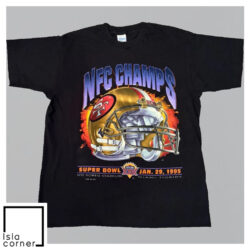 Vintage 1995 NFC Champs San Francisco 49ers Super Bowl XXIX Shirt