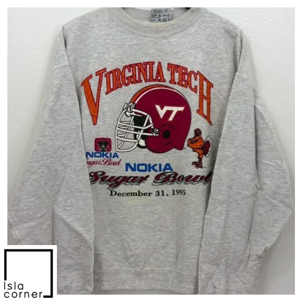 Vintage 1995 Virginia Tech Nokia Sugar Bowl Sweatshirt Vintage 1995 Virginia Tech Nokia Sugar Bowl Sweatshirt