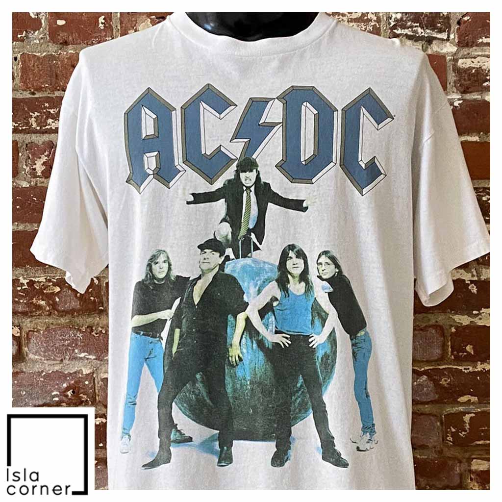 Vintage 1996 ACDC World Tour T Shirt Front Vintage 1996 ACDC World Tour T Shirt Front