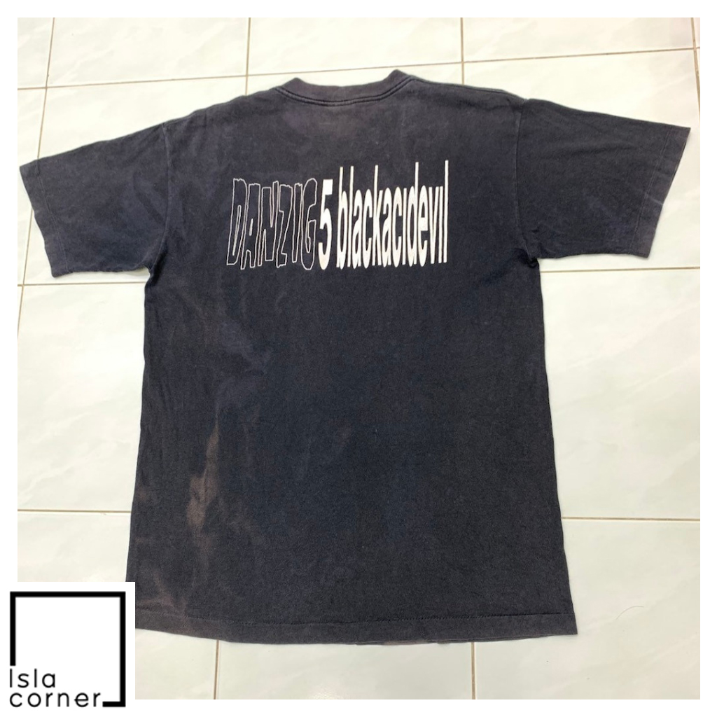 Vintage 1996 Danzig 5 Blackacidevil Concert Shirt Back Vintage 1996 Danzig 5 Blackacidevil Concert Shirt Back
