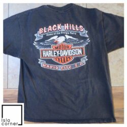 Vintage 1996 Harley Davidson Black Hills Rally Shirt BAck