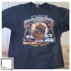 Vintage 1996 Harley Davidson Black Hills Rally Shirt Front