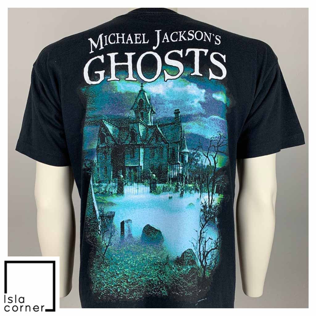 Vintage 1996 Michael Jackson Ghosts T Shirt Back Vintage 1996 Michael Jackson Ghosts T Shirt Back