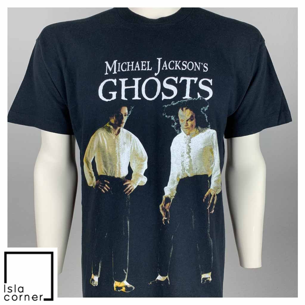 Vintage 1996 Michael Jackson Ghosts T Shirt Front Vintage 1996 Michael Jackson Ghosts T Shirt Front