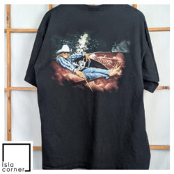 Vintage 1998 Alan Jackson Everything I Love 2 SIDED Shirt Back