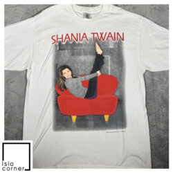 Vintage 1998 Shania Twain World Tour 2 SIDED Shirt Front