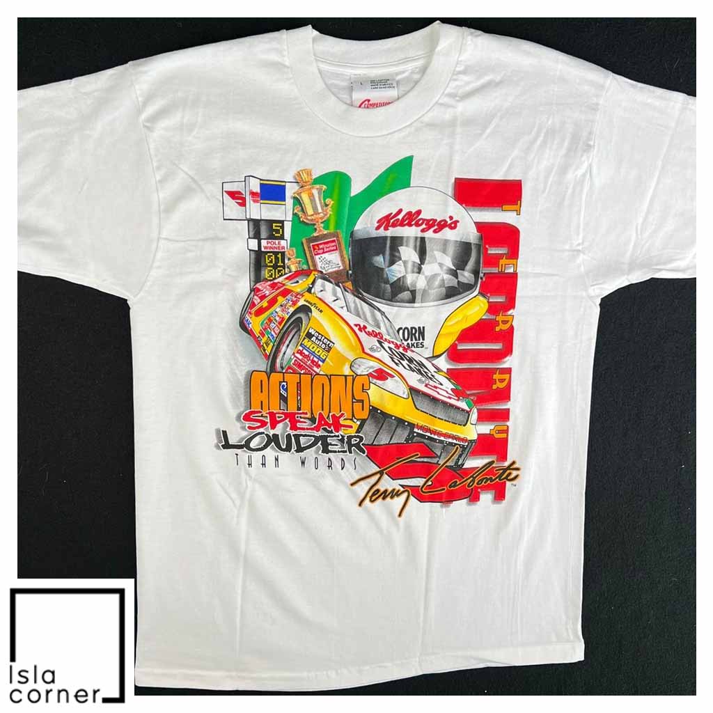 Vintage 1998 Terry Labonte NASCAR Winston Cup Championship T Shirt Front Vintage 1998 Terry Labonte NASCAR Winston Cup Championship T Shirt Front