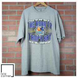 Vintage 1999 NCAA Men’s The Road To Tampa Bay Basketball Championship Shirt