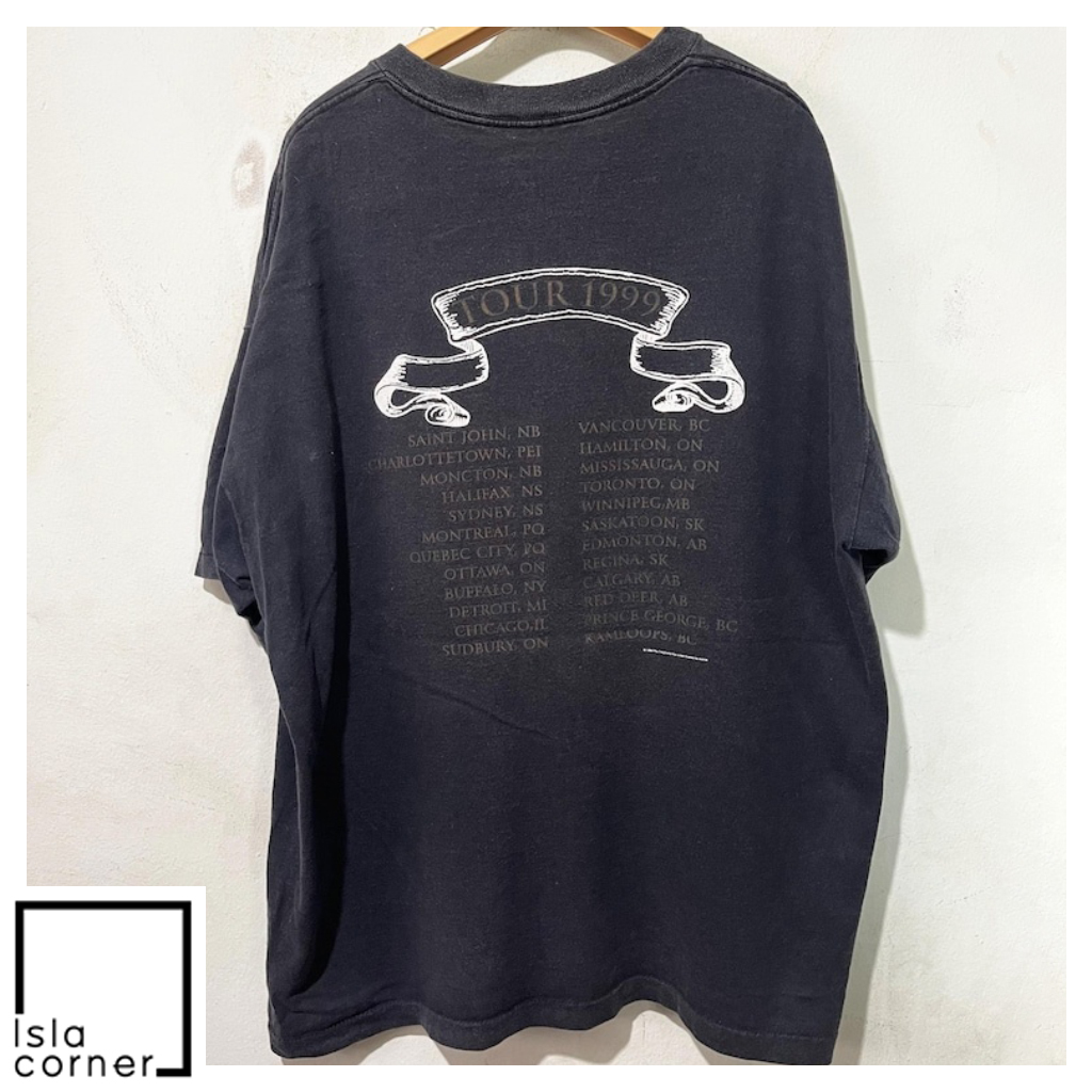 Vintage 1999 The Tragically Hip Phantom Power Tour Shirt Back Vintage 1999 The Tragically Hip Phantom Power Tour Shirt Back