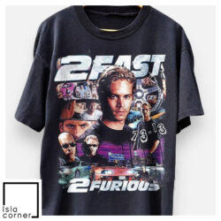 Vintage 2 Fast 2 Furious Paul Walker Movie Shirt