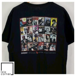 Vintage 2009 Downbeat Magazine 75th Anniversary 2 SIDED Shirt Back