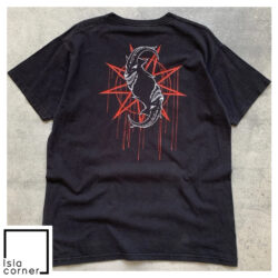 Vintage 2015 Slipknot Goat Star Band Death Metal Shirt Back
