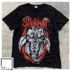 Vintage 2015 Slipknot Goat Star Band Death Metal Shirt Front