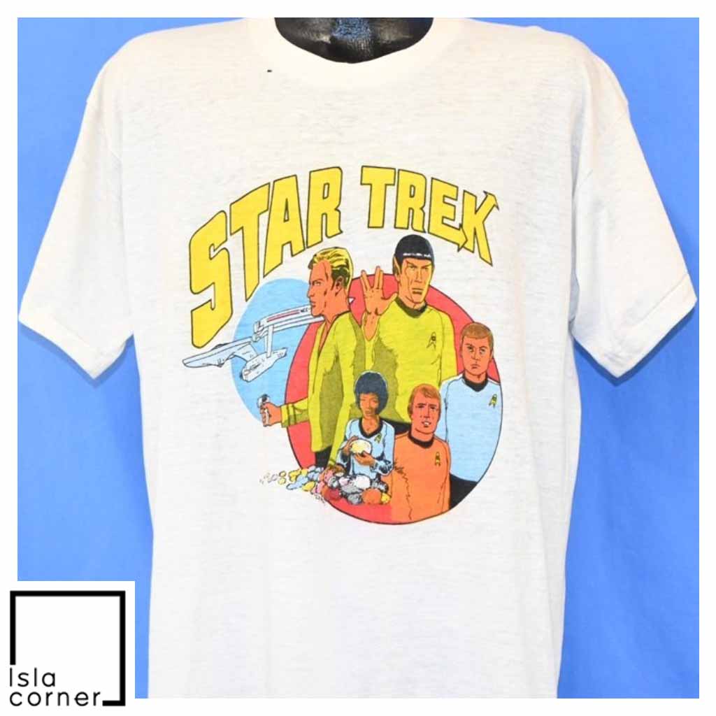 Vintage 60s Star Trek The Original Series Enterprise Crew T Shirt Vintage 60s Star Trek The Original Series Enterprise Crew T Shirt