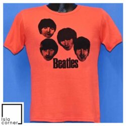 Vintage 60s The Beatles Fan Club John Paul George Ringo T Shirt