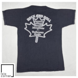 Vintage 70s Canadian World Music Festival Rock And Roll Shirt Back