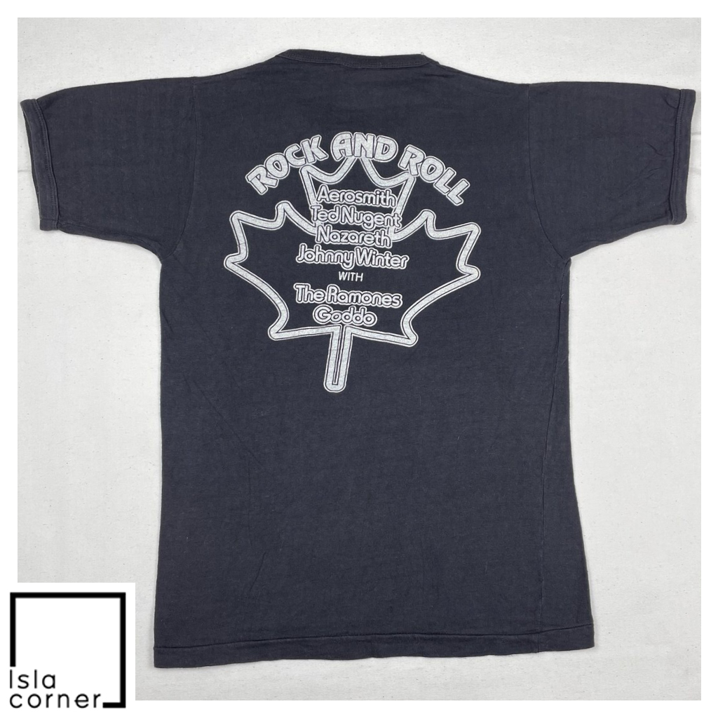 Vintage 70s Canadian World Music Festival Rock And Roll Shirt Back Vintage 70s Canadian World Music Festival Rock And Roll Shirt Back