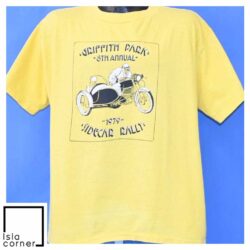 Vintage 70s Griffith Park 8th Annual Sidecar Rally 1979 T Shirt