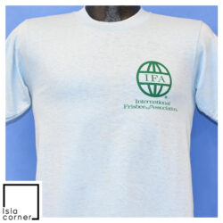 Vintage 70s International Frisbee Association T Shirt Front