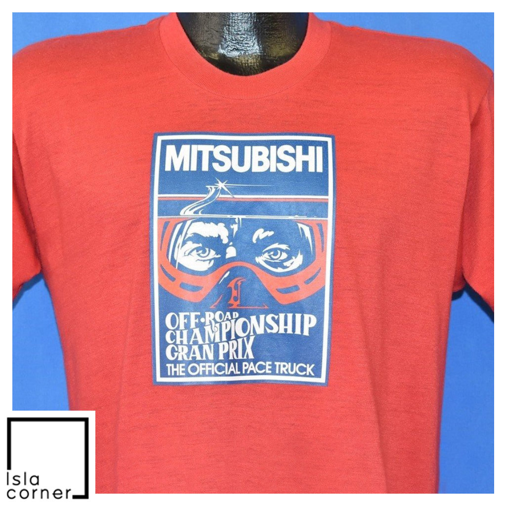Vintage 70s Mitsubishi Gran Prix T Shirt Vintage 70s Mitsubishi Gran Prix T Shirt