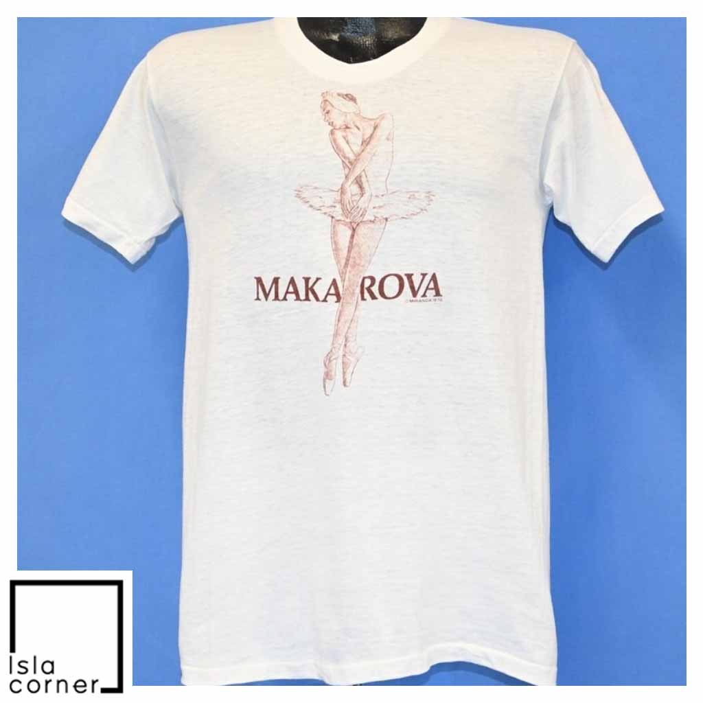 Vintage 70s Natalia Makarova Prima Ballerina Dance T Shirt Vintage 70s Natalia Makarova Prima Ballerina Dance T Shirt