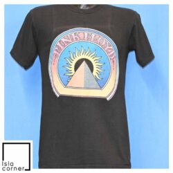 Vintage 70s Pink Floyd Pyramid Eclipse 1972 Rock Band T Shirt