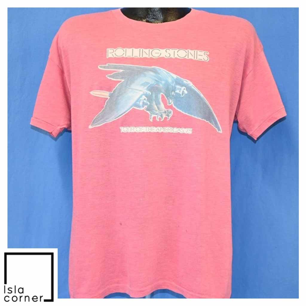 Vintage 70s Rolling Stones Tour of the Americas Rock T Shirt Vintage 70s Rolling Stones Tour of the Americas Rock T Shirt