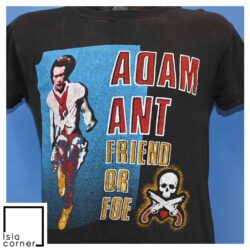 Vintage 80s Adam Ant Friend Or Foe New Wave T Shirt
