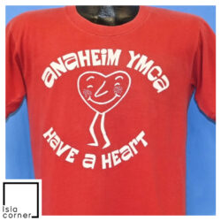 Vintage 80s Anaheim YMCA Have A Heart Faded Family Y T Shirt