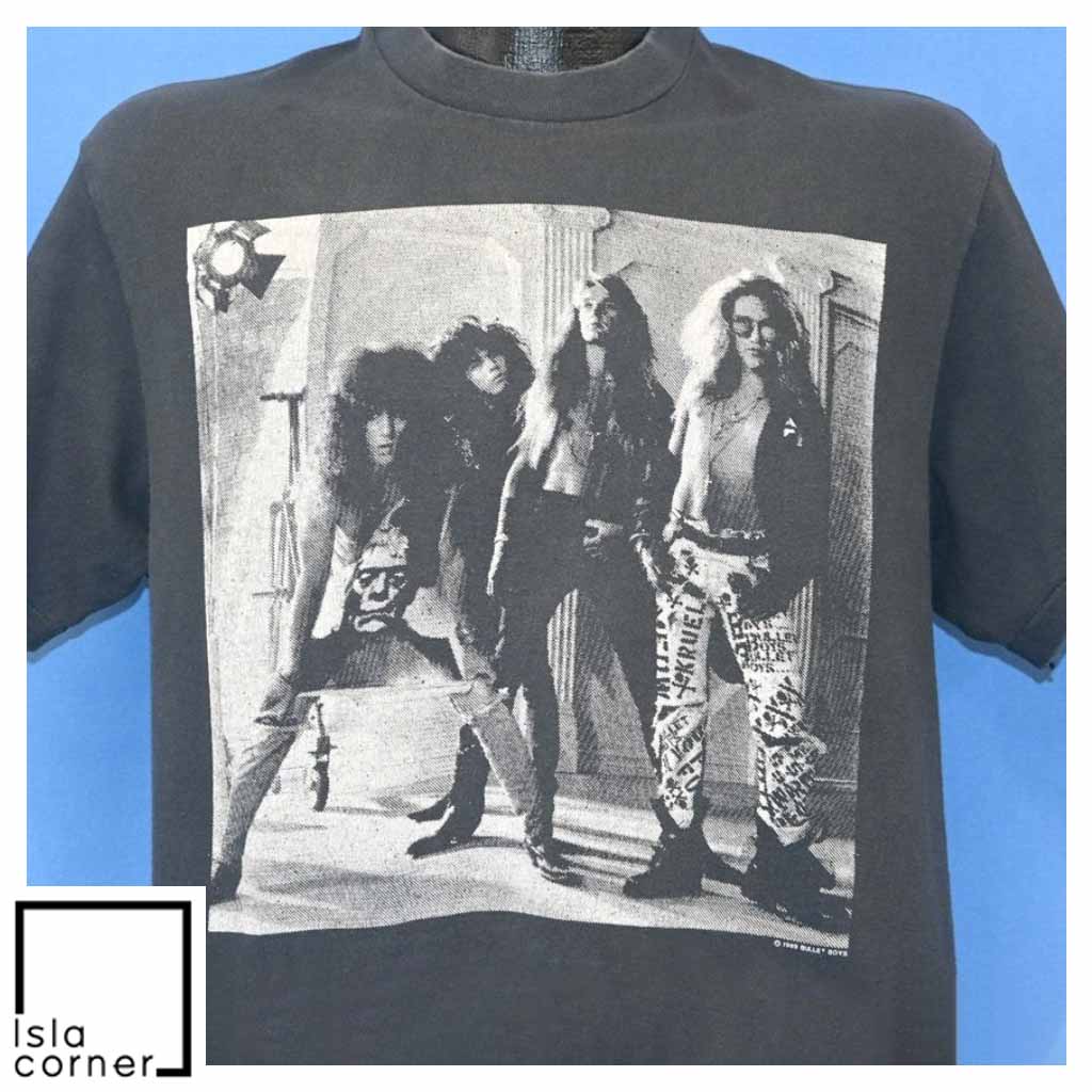 Vintage 80s BulletBoys On Tour! 1989 Rock Band Portrait T Shirt Front Vintage 80s BulletBoys On Tour! 1989 Rock Band Portrait T Shirt Front