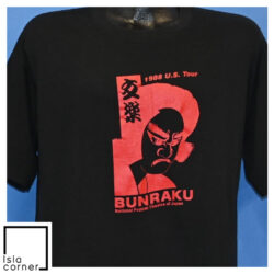 Vintage 80s Bunraku National Puppet Theatre of Japan T Shirt