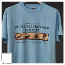 Vintage 80s Cherokee National Holiday T Shirt