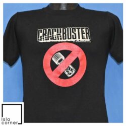 Vintage 80s Crackbuster Crack Kills Anti Drug Spoof T Shirt Front