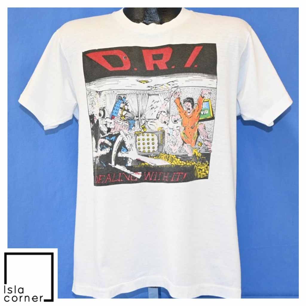 Vintage 80s DRI Dirty Rotten Imbeciles Dealing With It T Shirt Vintage 80s DRI Dirty Rotten Imbeciles Dealing With It T Shirt
