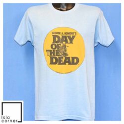 Vintage 80s Day of the Dead George A Romero Zombie T Shirt