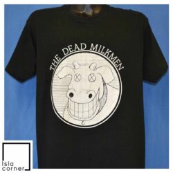 Vintage 80s Dead Milkmen Cow Logo Punk Band T Shirt