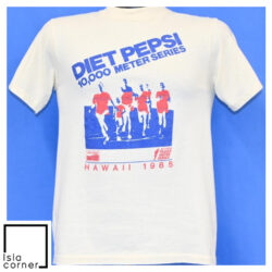 Vintage 80s Diet Pepsi 10000 Meter Race Series Hawaii 1985 T Shirt