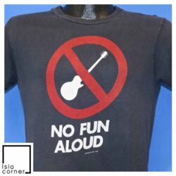 Vintage 80s Glenn Frey No Fun Aloud Tour 1982 Rock T Shirt Front
