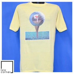 Vintage 80s Golf Tee Golfing T Shirt