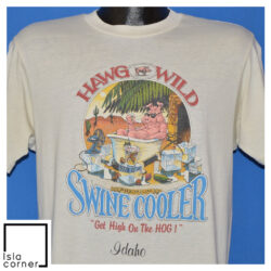 Vintage 80s Hawg Wild Swine Cooler T Shirt