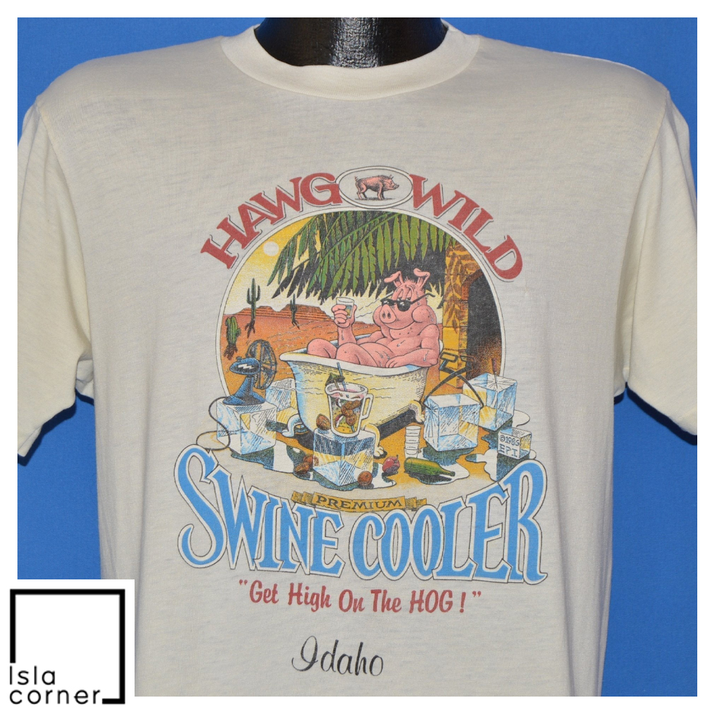 Vintage 80s Hawg Wild Swine Cooler T Shirt Vintage 80s Hawg Wild Swine Cooler T Shirt