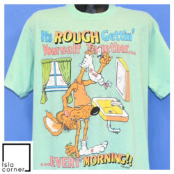 Vintage 80s It's Rough Getting Yourself Together T Shirt