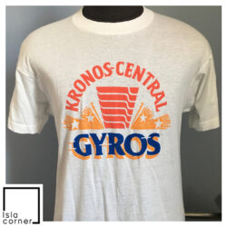 Vintage 80s Kronos Central Gyros Chicago Shirt