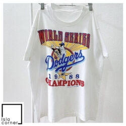 Vintage 80s LA Dodgers World Series 1988 Champions Shirt
