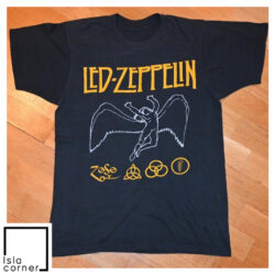 Vintage 80s Led Zeppelin Rock Band Shirt