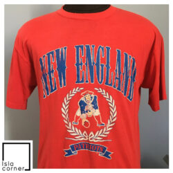 Vintage 80s New England Patriots Pats NFL Football T Shirt
